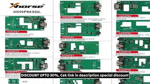 Buy In Stock Xhorse XDNPM3GL MQB48 Solder-Free Adapter 13pcs Full Set Work with Multi-Prog