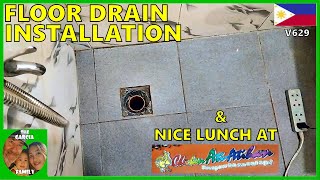 FOREIGNER BUILDING A CHEAP HOUSE IN THE PHILIPPINES - FLOOR DRAIN INSTALLATION - THE GARCIA FAMILY