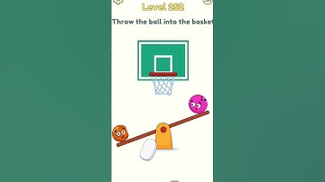 Throw the ball into the basket dop2 level 252 #shorts