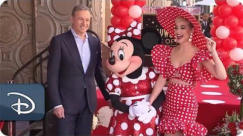 Minnie Mouse Receives a Star on The Hollywood Walk...