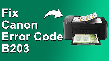 How To Fix The Canon Error Code B203 - Meaning, Causes, & Solutions (Quick And Easy Method)