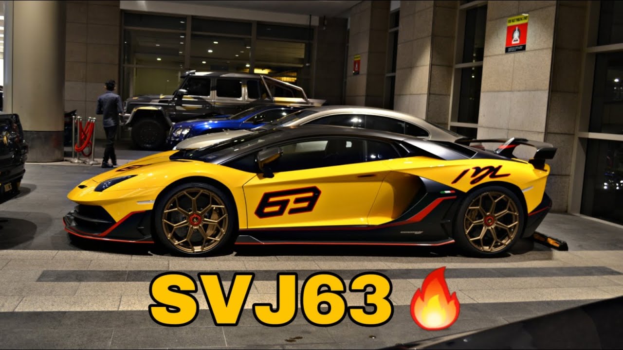 One Off Lamborghini Svj63 Svj Sv 3 And More Crazy Cars Youtube