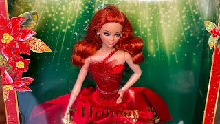 2022 Holiday Barbie (Red Hair) Walmart Exclusive Doll Review