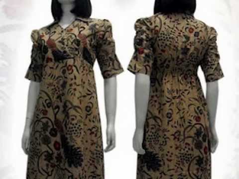 baju batik  wanita  pria  modern  terbaru couple 2013 YouTube