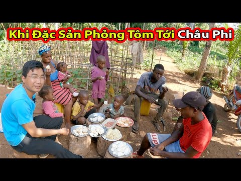 Tập 239: Phản ứng của các bạn Châu Phi khi lần đầu ăn Phồng Tôm||2Q Vlogs Cuộc Sống Châu Phi