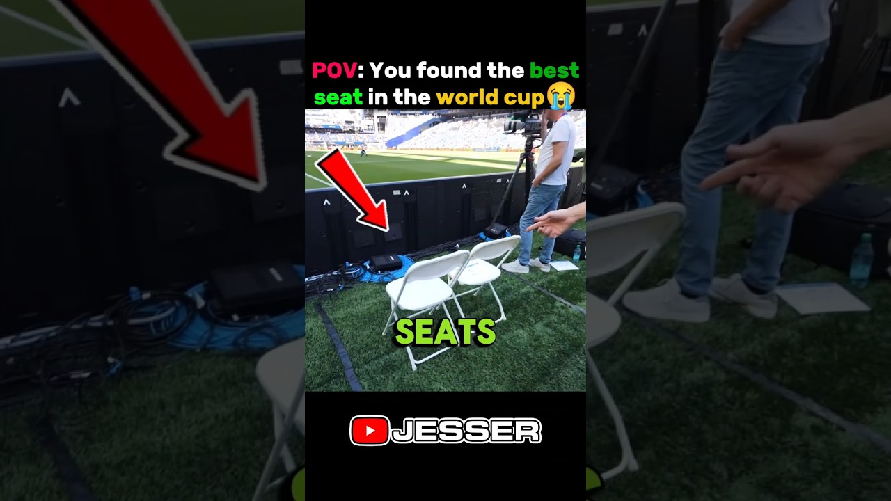 @Jesser found the best seats in the world cup😭 #funny #worldcup #usa #shorts