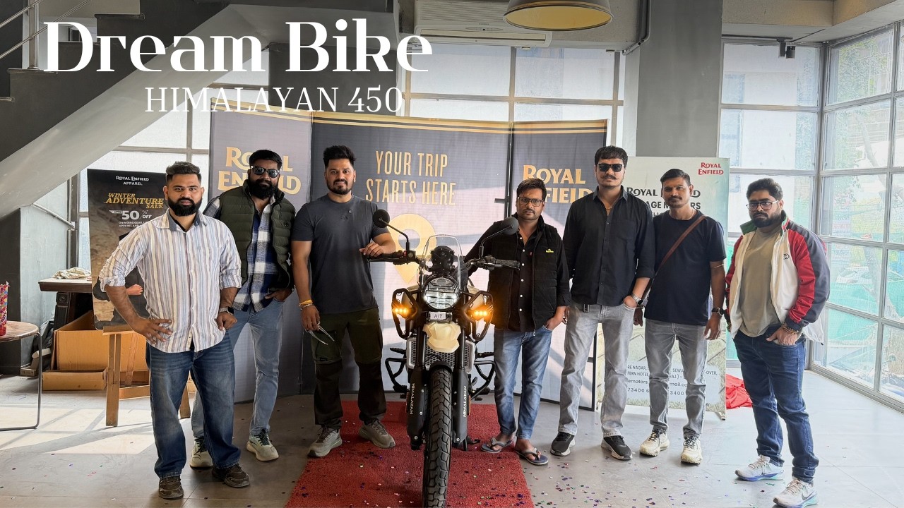 Taking Delivery of Our New Big Bike Royal Enfield Himalayan 450 | #ridingram
