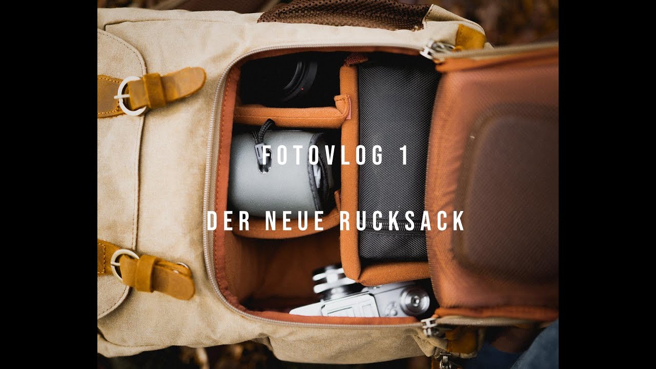 Fotovlog 1 - Mein neuer Kamera Rucksack Sony A7 in 2020