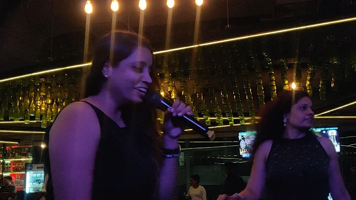 Rj Deepa Kataria Singing At Karaoke Night At Rj Di...