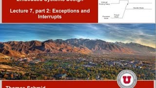 ECE/CS 5780/6780 Spring 13 - Lecture 7 - Part 2 - Interrupts, ARM NVIC