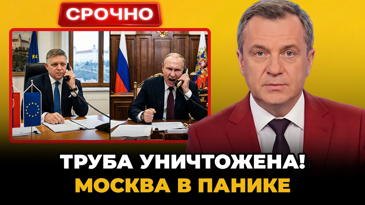 ПУТИН В ПАНИКЕ! УКРАИНА УНИЧТОЖИЛА ГЛАВНУЮ ТРУБУ КРЕМЛЯ