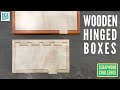 4 Different Wooden Hinged Boxes Pt1 - Scrapwood Challenge ep41