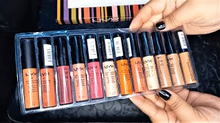 NYX Soft Matte Lip Cream Swatches | 12 Shades | Neelum Zahid |