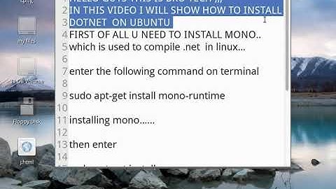 How to run C# on Linux terminal (Ubuntu)