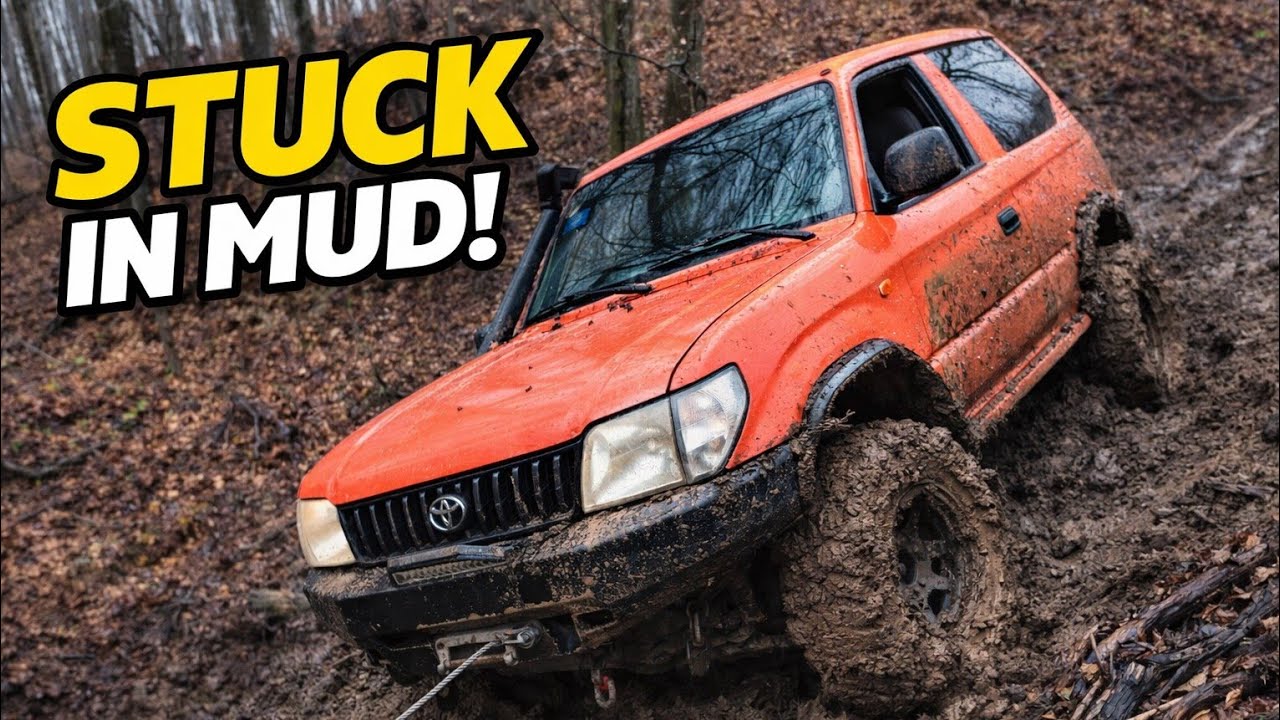Land Cruiser 90 vs Deep Mud | POV Winch Climb
