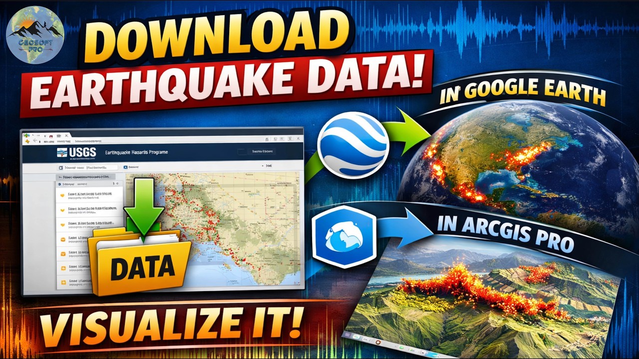 From USGS to Pro Map: Download & Visualize Earthquake Data Like a GIS Expert