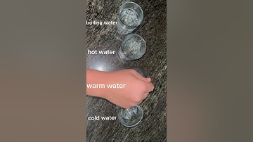 Experiment on dissolving sugar in different temperatures of water