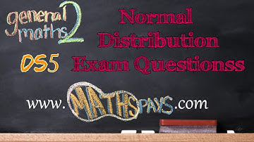 The Normal Distribution EXAM QUESTIONS