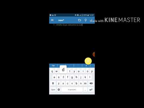 A simple digital clock using python pydroid.