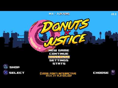 DONUTSu0027Nu0027JUSTICE - %100 Gameplay Walkthrough / Earn 6 Trophies (PART 2 for Platinum Trophy)