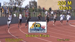 2019 TF - CIF-ss Finals (D1) - 200 (Boys)