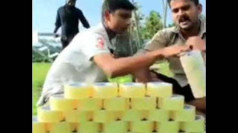 m4tech crazy xyz vs m4tech tape wrapping fun experiment # shorts