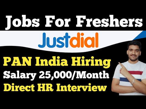 Justdial Latest Jobs For Freshers | Direct HR Interview | Jobs For Graduates | Latest Jobs 2022