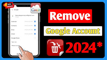How to remove gmail account from android phone (2024) | Remove Google Account