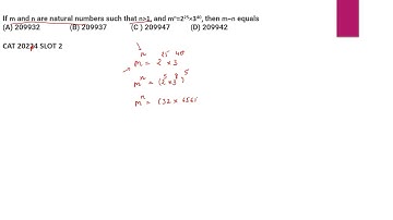 CAT 2024 Slot 2 | INDICES & SURDS  - Previous Year CAT Questions