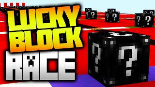ENDERDRAGONS!  Minecraft LUCKY BLOCK RACE with The Pack