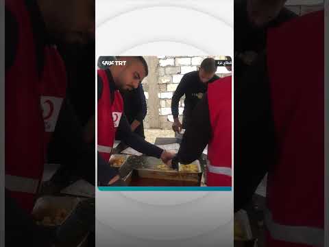 الهلال الأحمر التركي يقدم وجبات الإفطار ل900 ألف شخص في غزة