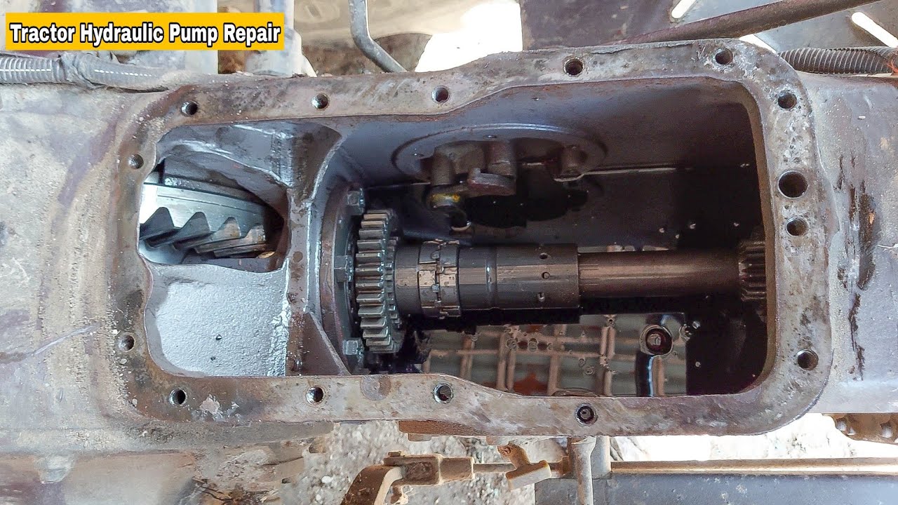 Tractor Hydraulic Pump System Working, Tractor Hydraulic Pump Repair