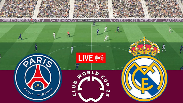 🔴PSG vs Real Madrid LIVE. FIFA Club World Cup 2025 Full Match - Video Game Simulation