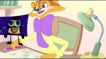 Cat leopold and splaat talking in El