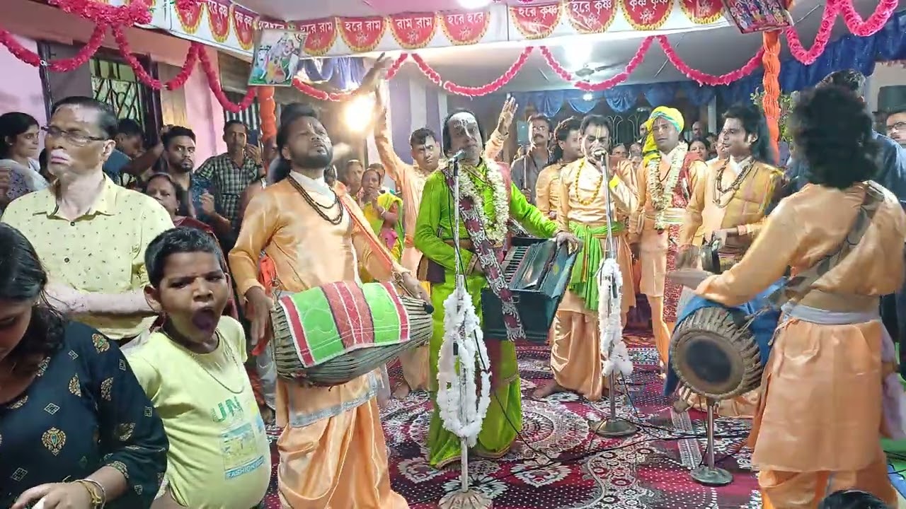 💕🥀🙏সন্ধ্যা আরতি কীর্তন পরিবেশনায় মদনমোহন সম্প্রদায়।