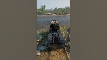 Проехал через брод! Надежный авто! SnowRunner 2023 #давидрону на ВУ +79121187372