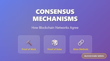 Consensus Mechanisms Explained: How Blockchain Networks Agree (PoW vs PoS)