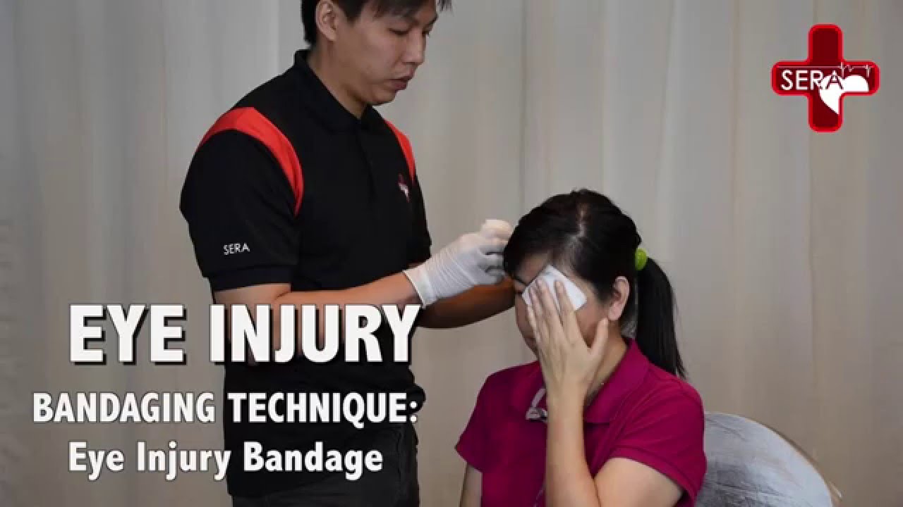 Eye Injury Bandage Singapore Emergency Responder Academy First Aid eye-injury-bandage-singapore-emergency-responder-academy-first-aid
