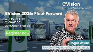Join #EVision, the must-attend e-mobility event |  4-5 March 2026, Brussels