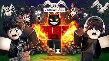 Trolling TOXIC PLAYERS With ADMIN COMMANDS in 99 Nights in The Forest...