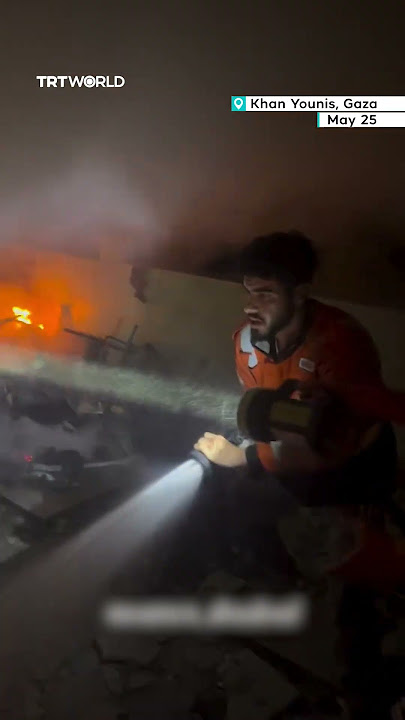 Palestinians burnt alive by Israeli bombing of Gaza school