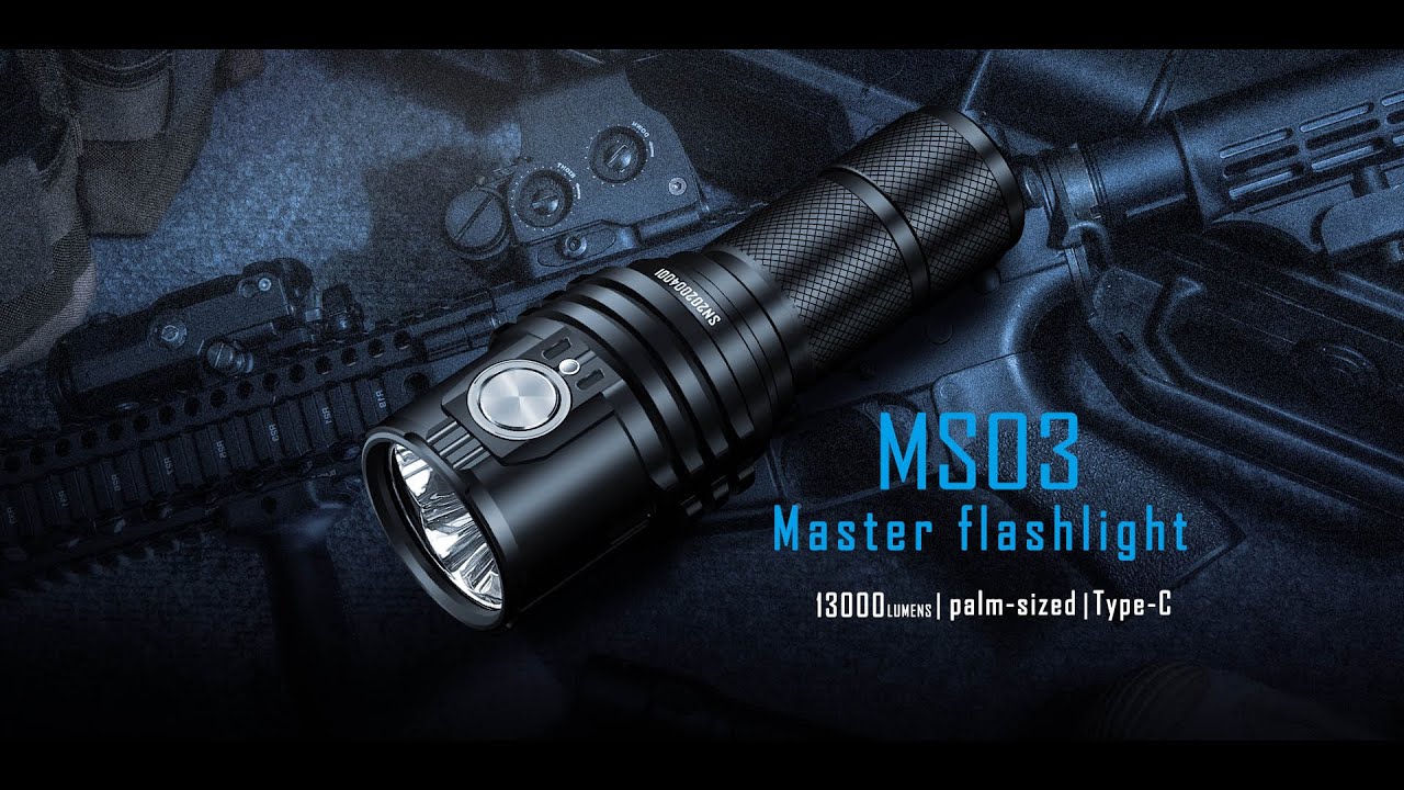 iMalent MS03 13000 Lumen Flashlight Unboxing & Demo - Ultra-Bright LED ...