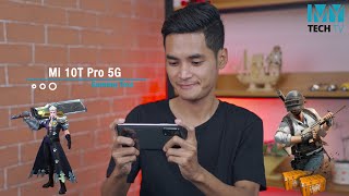 Xiaomi Mi 10T Pro (PUBG + Mobile Legends) Gaming Test ဗီဒီယို