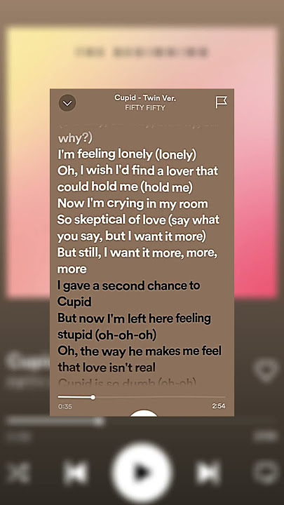 Cupid Twin ver. sped up- FIFTY FIFTY