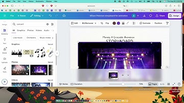 Creating a storyboard in Canva