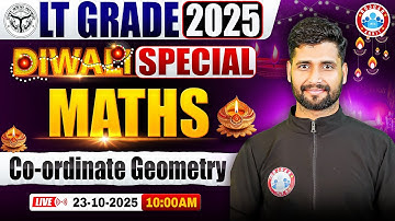 UP LT Grade Maths Classes | LT Grade Maths | Coordinate Geometry | UPPSC LT Grade Maths MCQs