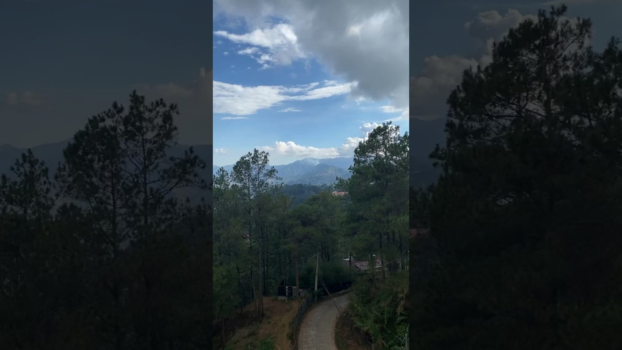 Mountain views in Baguio City, Philippines