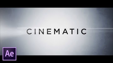 Create Clean Cinematic Trailer Titles | After Effects Tutorial