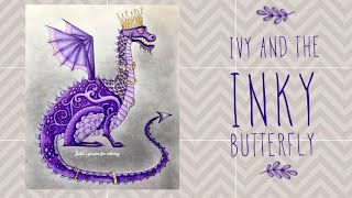 Celebrity IVY AND THE INKY BUTTERFLY by Johanna Basford - prismacolor pencils - color along Profile