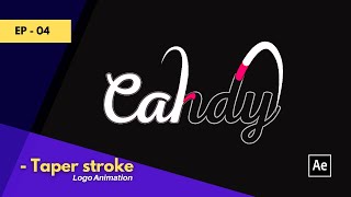 Taper Stroke - Logo Animation | After Effects Tutorial | Hindi | EP - 04